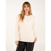 Flower Diamante Jumper