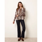 Metallic Paint Brush Top