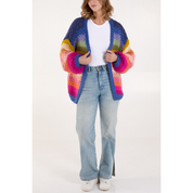 Colourful Striped Cardigan
