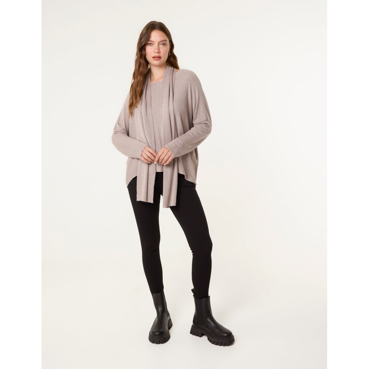 Scarf Cut And Sew 2in1 Jumper