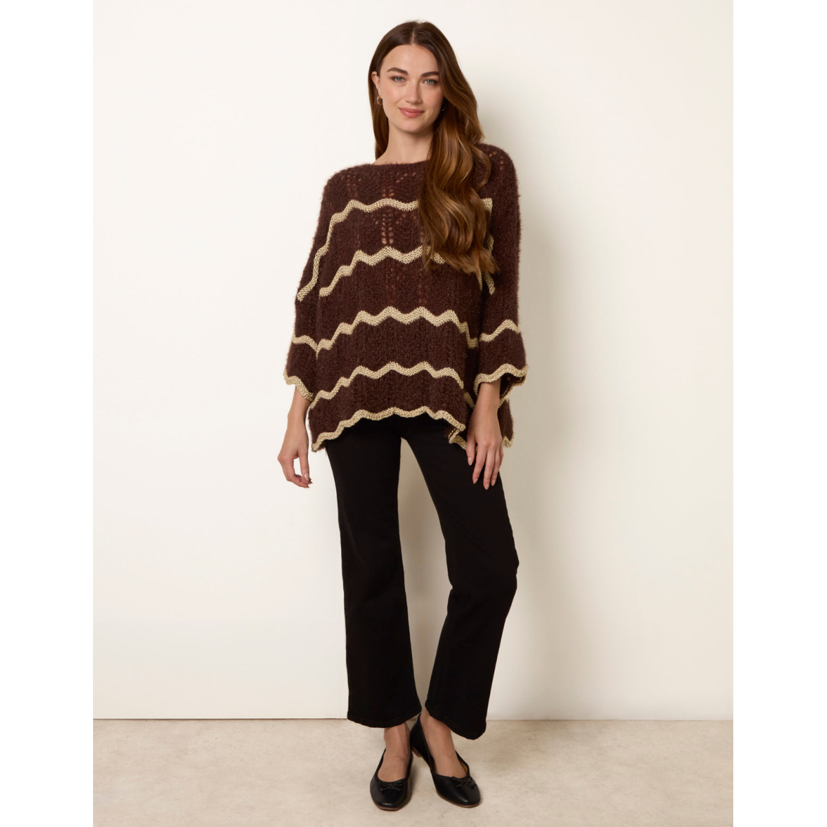 Zig Zag Metallic Jumper
