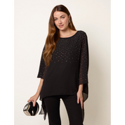 Rhinestone Tunic Top