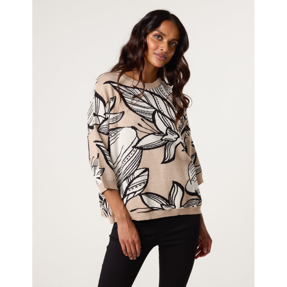 Flower Pattern Jumper