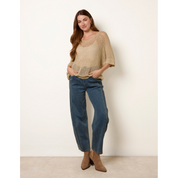 Metallic Crochet Top