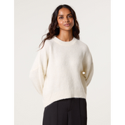 Round Neck Sequin Detailed Jumper