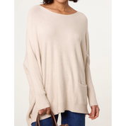 Boxy Jumper With Buttons