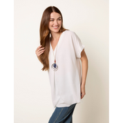 Necklace V Crossover Top