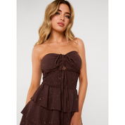 Glitter Bandeau Rara Dress