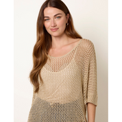 Metallic Crochet Top