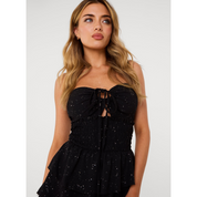Glitter Bandeau Rara Dress