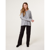 V Neck Button Jumper