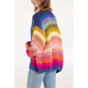 Colourful Striped Cardigan