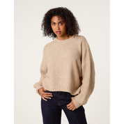 Round Neck Sequin Detailed Jumper