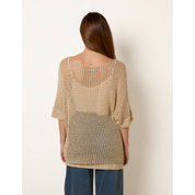 Metallic Crochet Top