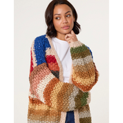 Colourful Striped Cardigan