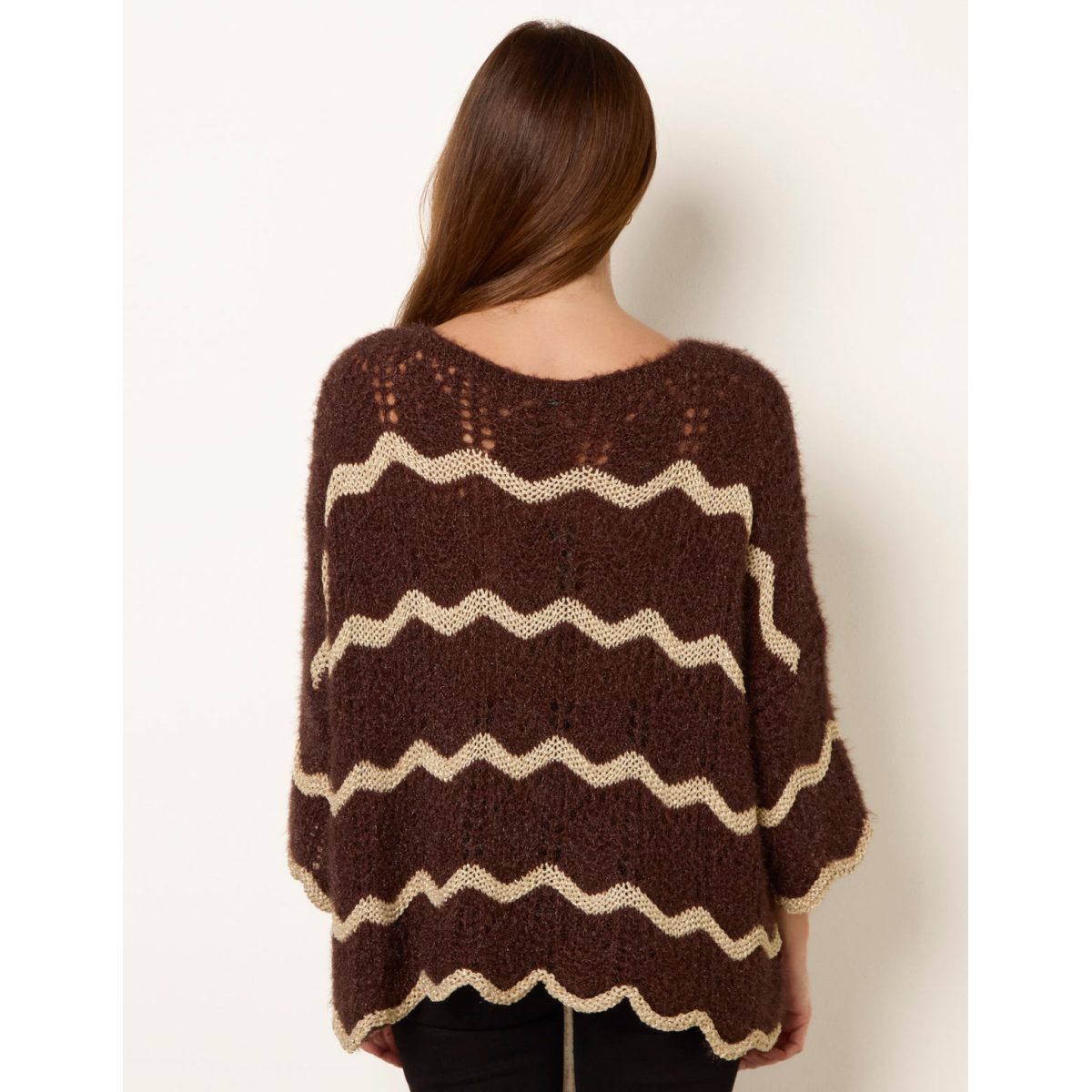 Zig Zag Metallic Jumper