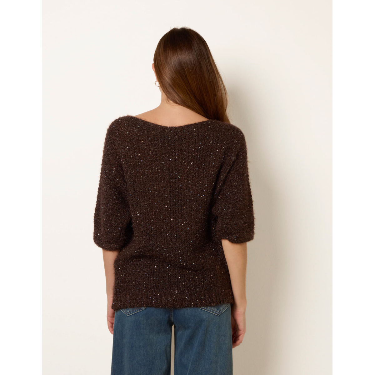 Sequin Feather Jumper