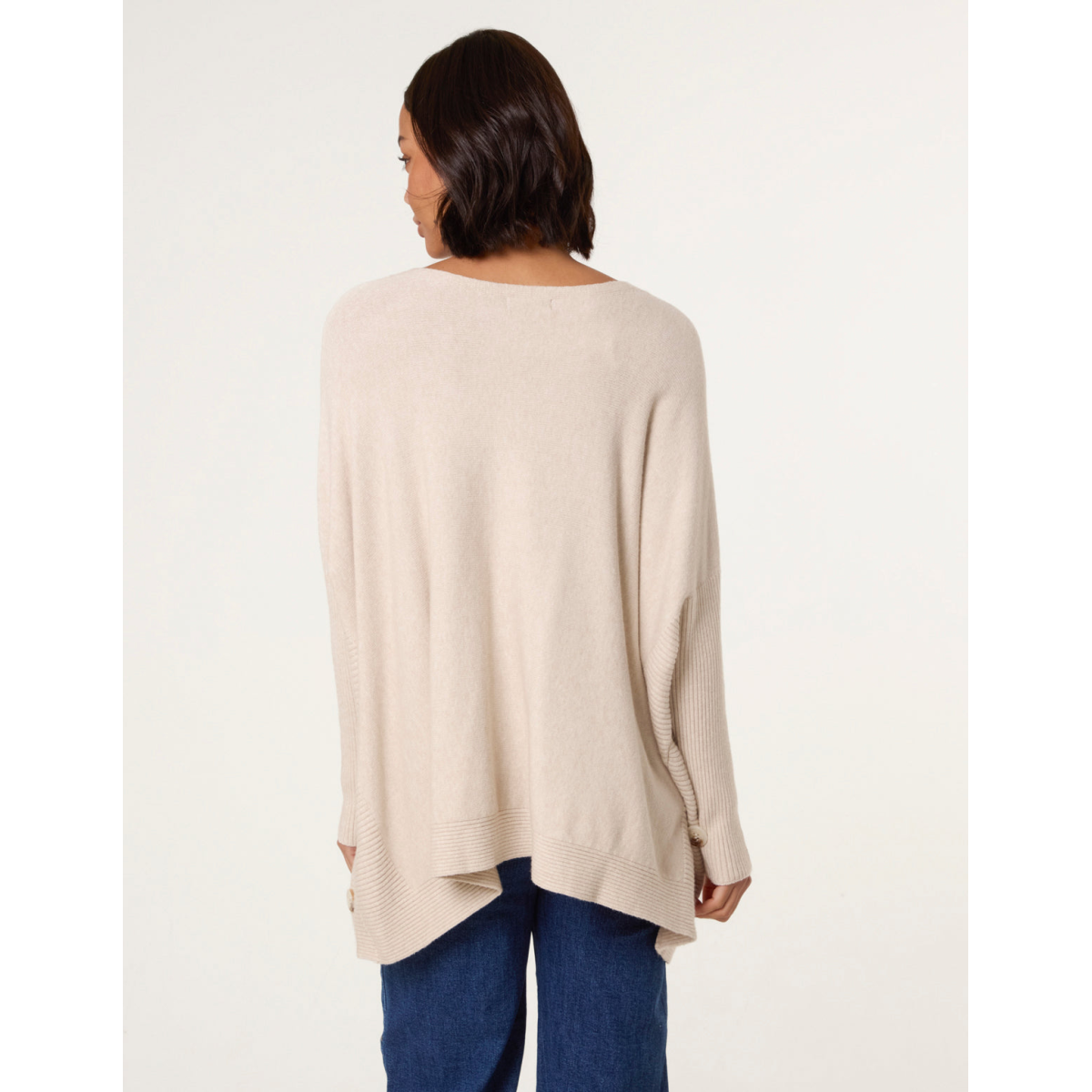 Boxy Jumper With Buttons