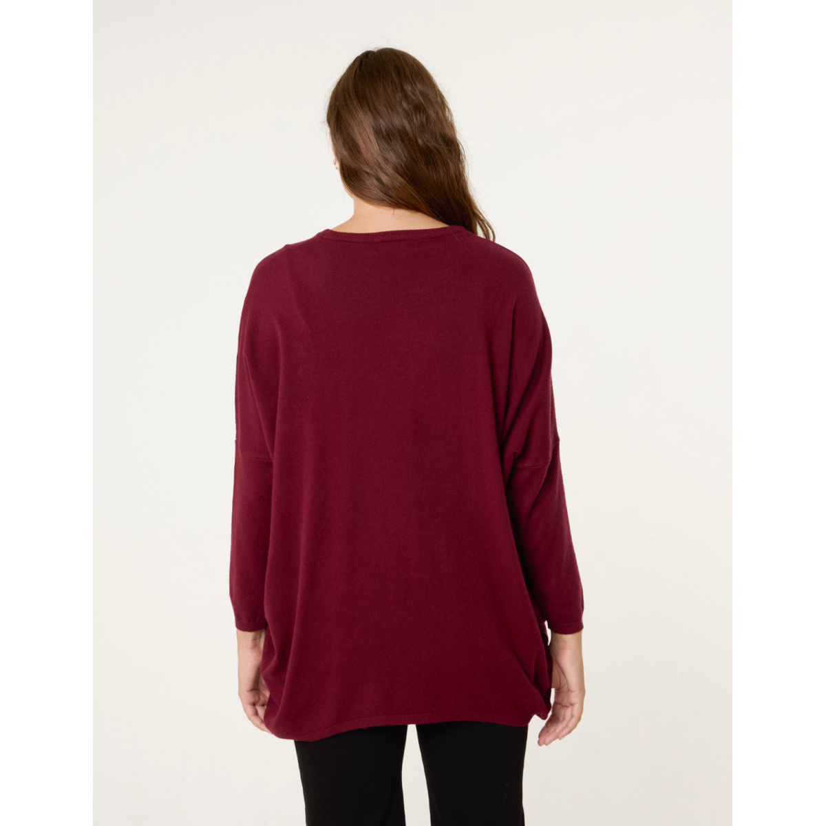 Embroidered Round Neck Jumper