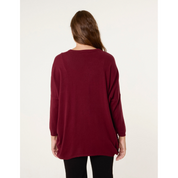 Embroidered Round Neck Jumper