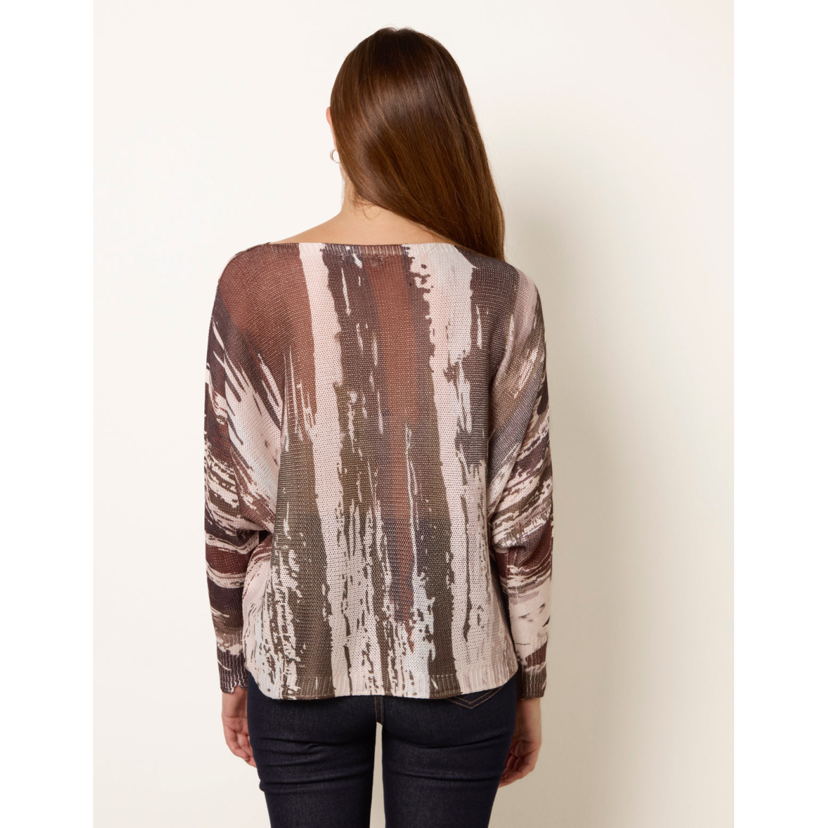 Metallic Paint Brush Top