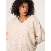 Slouchy V Neck Jumper