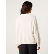 Round Neck Sequin Detailed Jumper