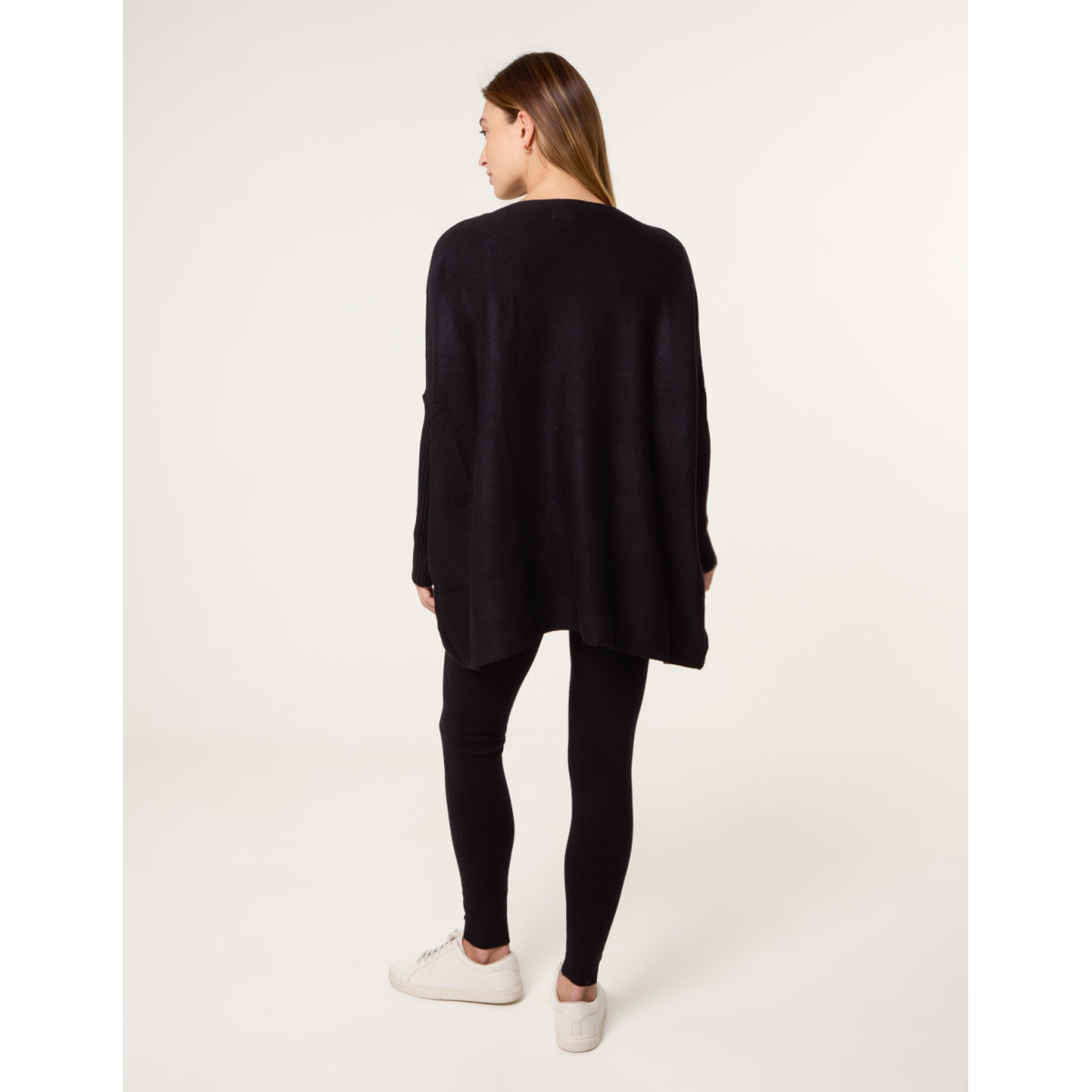 Heart Diamante Oversized Jumper