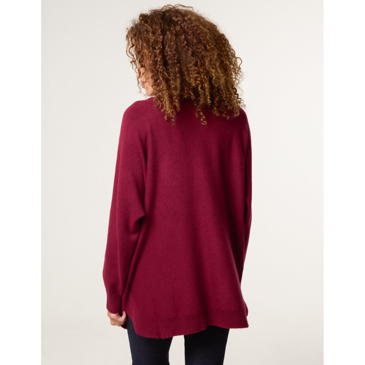 Pocket Slash Neck Jumper