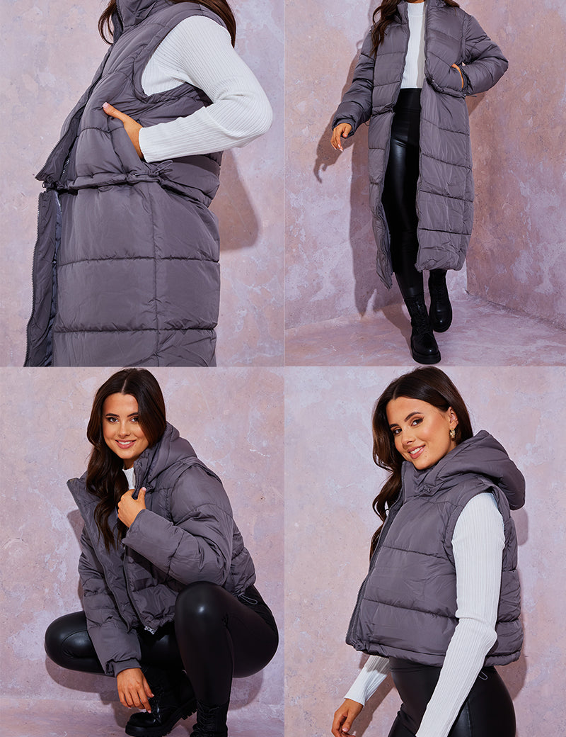 Multiway 5 In 1 Puffer Coat