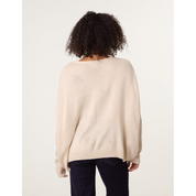 Slouchy V Neck Jumper