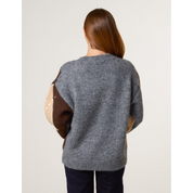 Argyle Knitted Patterned Jumper