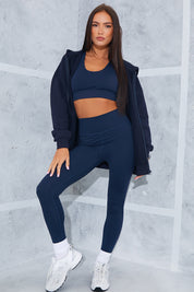 Active Leggings With Concealed Back Zip Pocket
