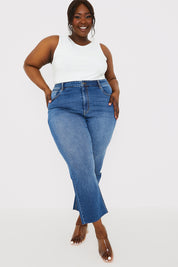 WASH STRETCH STRAIGHT JEANS
