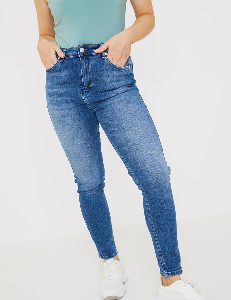 Stretch High Waist Skinny Jeans