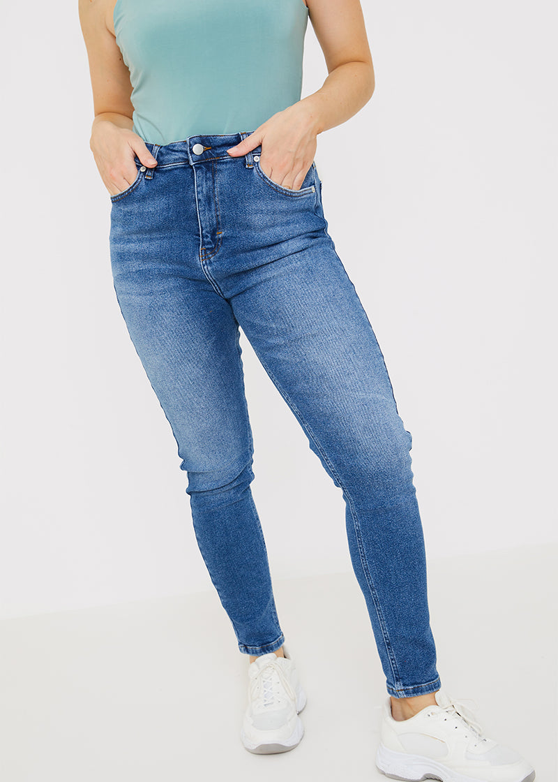 Stretch High Waist Skinny Jeans