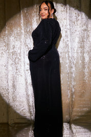 Sparkle Wrap Jumpsuit