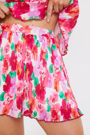 Pleated Shorts