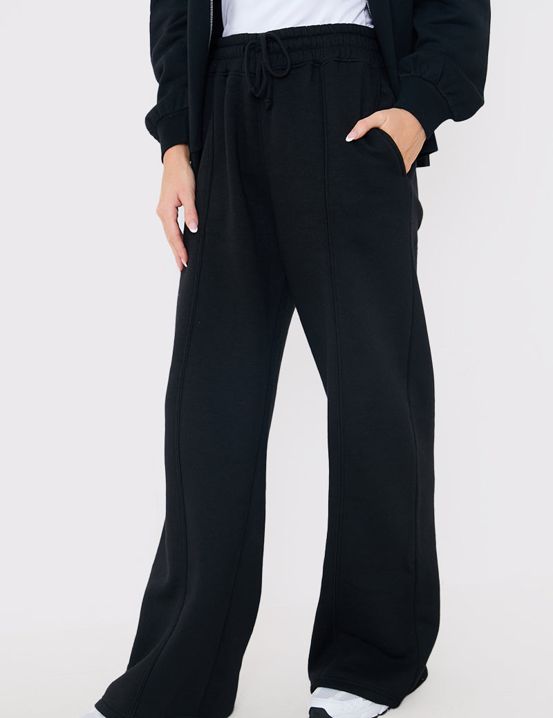Drawstring Wide Leg Joggers
