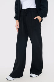 Drawstring Wide Leg Joggers