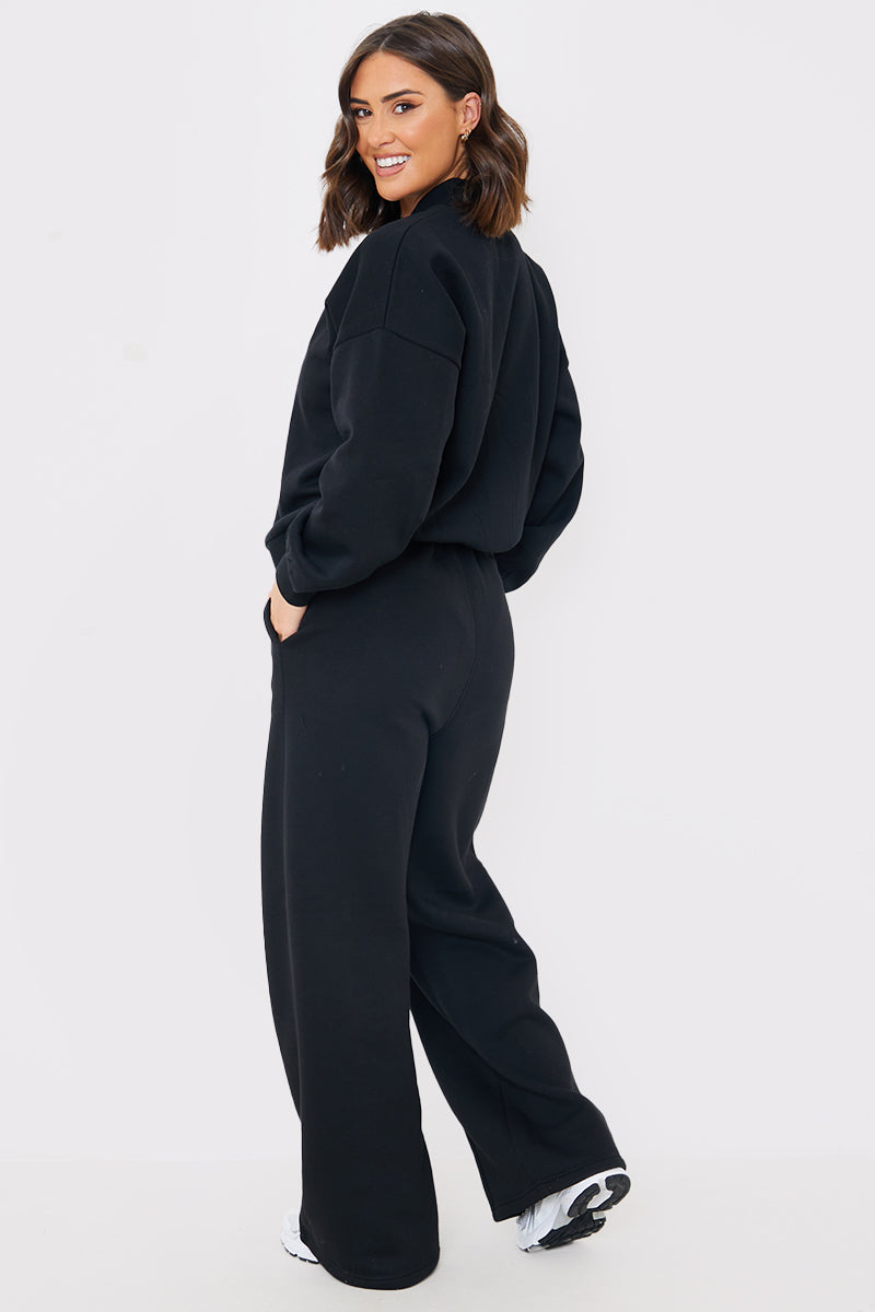 Drawstring Wide Leg Joggers