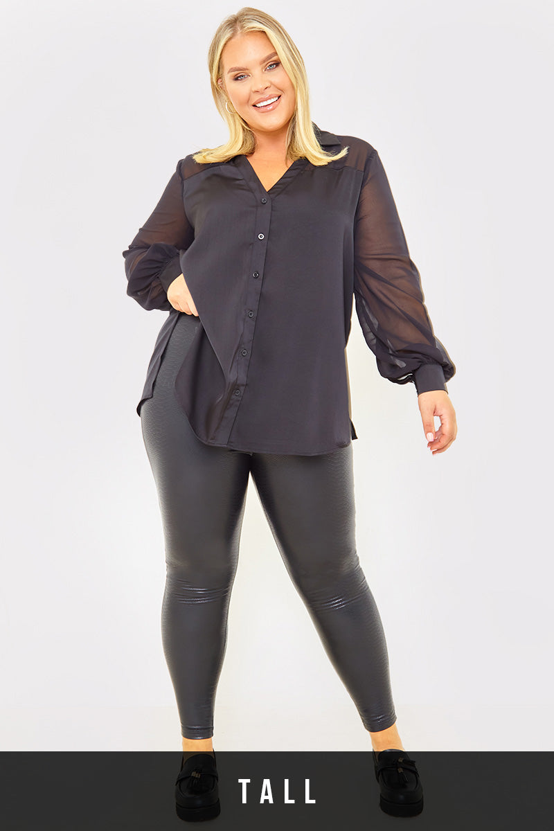 Pu Snake Leggings