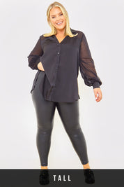 Pu Snake Leggings