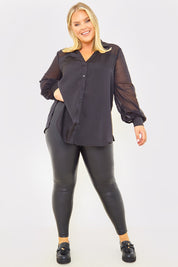 Pu Snake Leggings