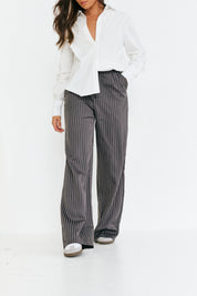Tailored Pinstripe Dad Trouser