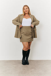 Skirt with Short Lining