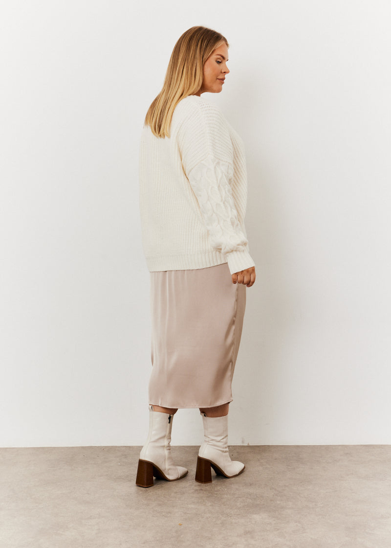 Wrap Midi Skirt