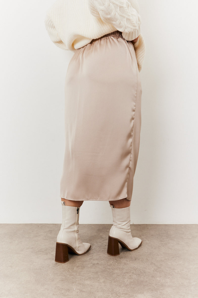Wrap Midi Skirt