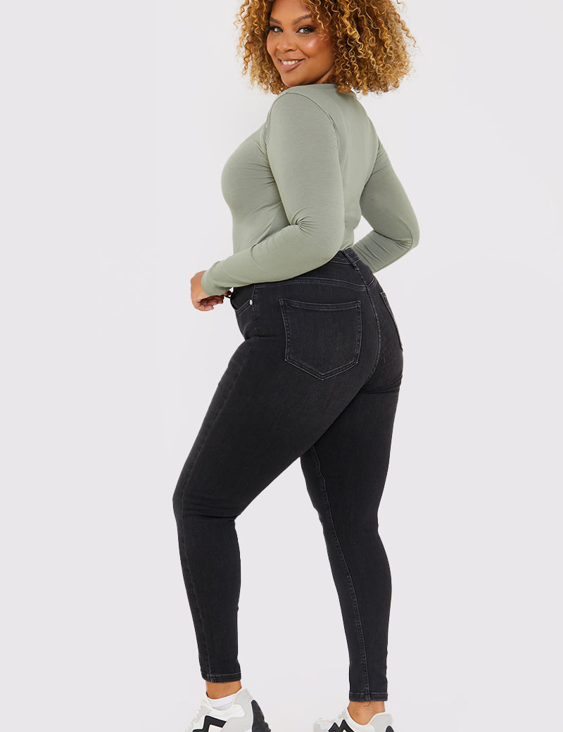 High Waisted Skinny Jeans