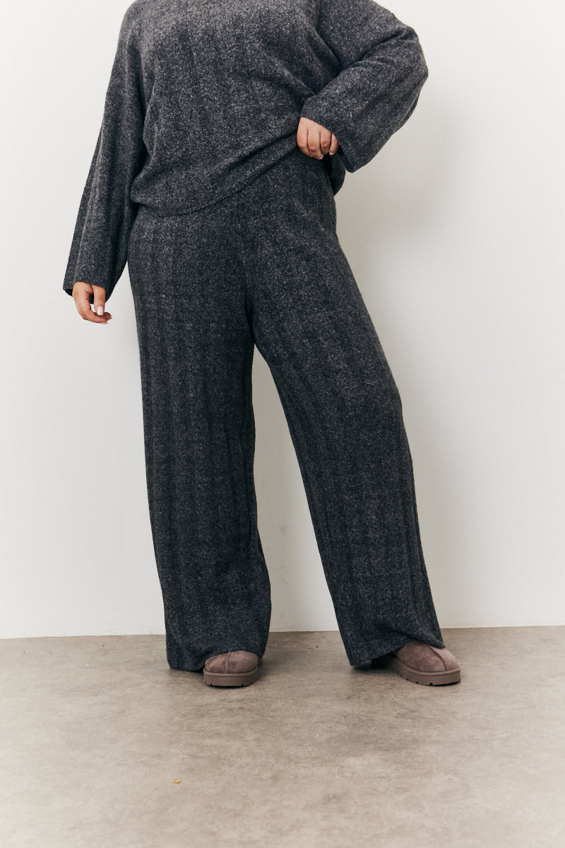 Wide Rib Wide Leg Co-Ord Trouser